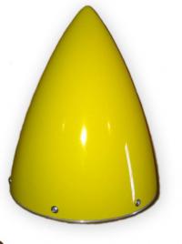 Кок стеклопластиковый EXTRA 31% 115мм желтый